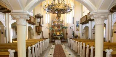 Wnętrze kościoła pw Wniebowstąpienia Pańskiego, Żyrardów