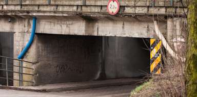 Tunel przy ulicy Św. Jana w Żyrardowie