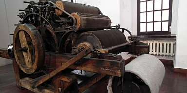 Maszyna w Muzeum Lniarstwa