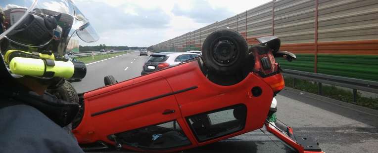 Wypadek na autostradzie A2