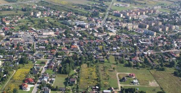 Mszczonów z lotu ptaka