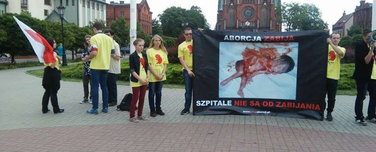Pikieta antyaborcyjna w Żyrardowie