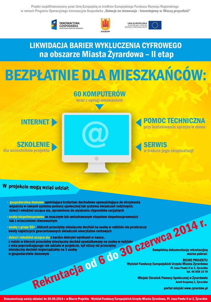 60 bezpłatnych komputerów