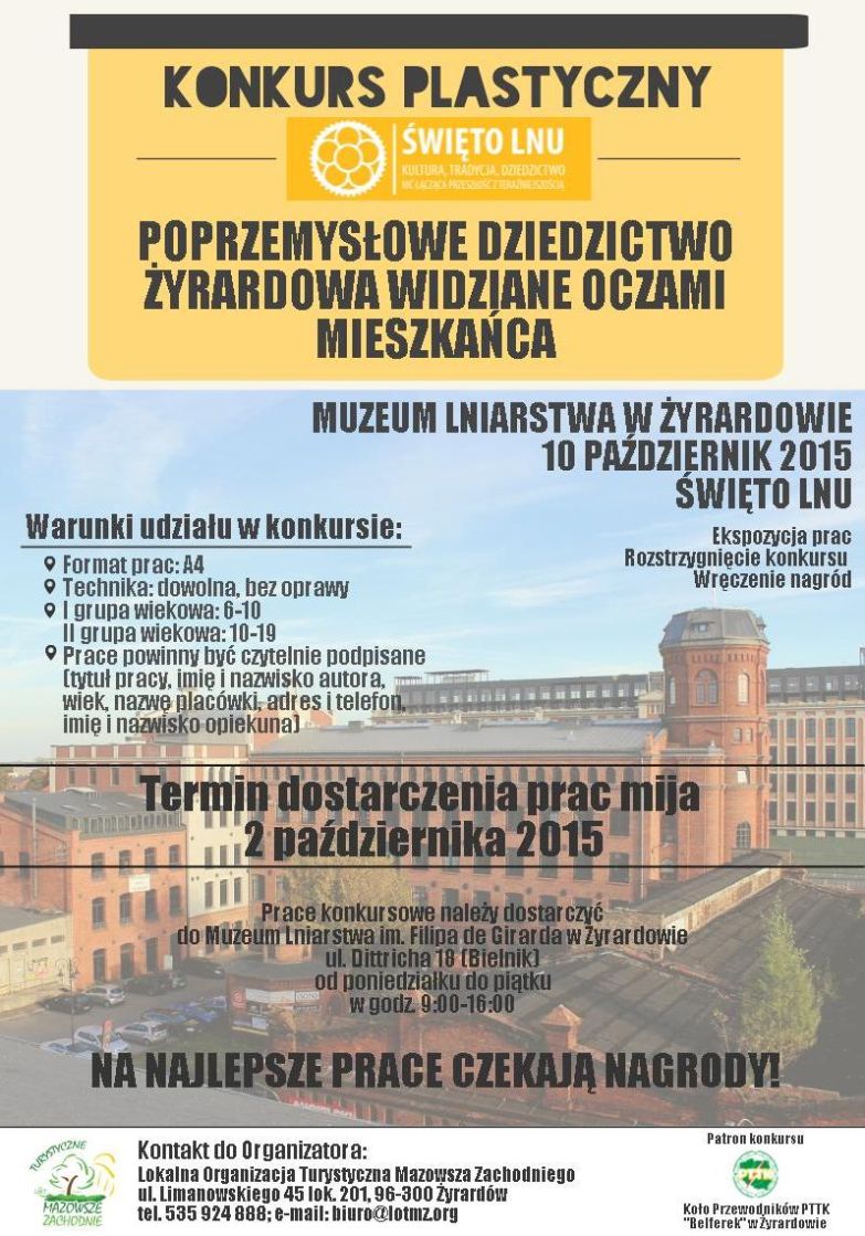 Konkurs plastyczny o dziedzictwie Żyrardowa