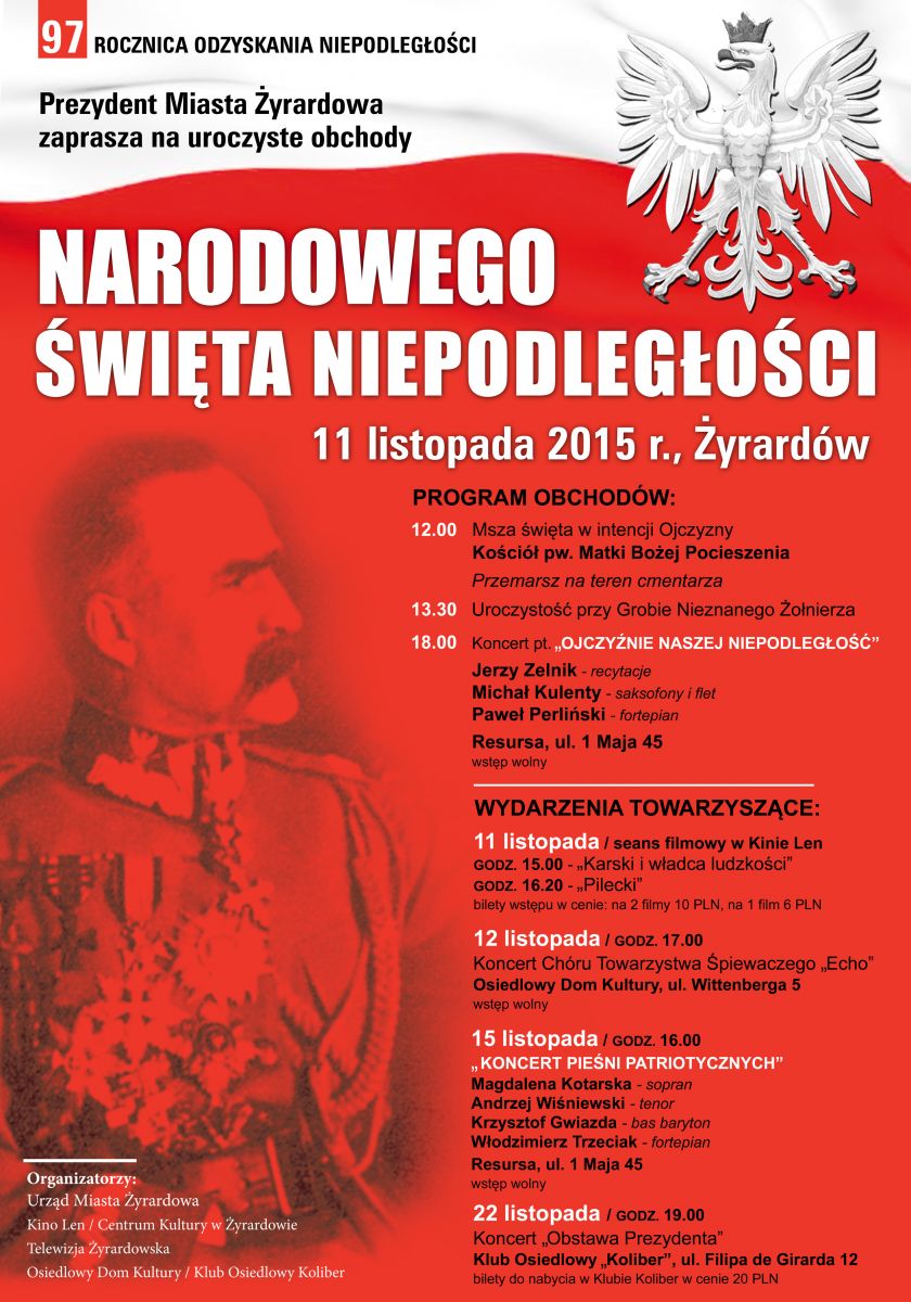 Miejskie obchody Święta Niepodległości 2015